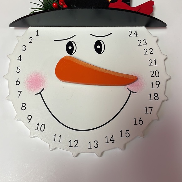 Myco’s Best Snowman Christmas Countdown Wooden Sign - Picture 4 of 9